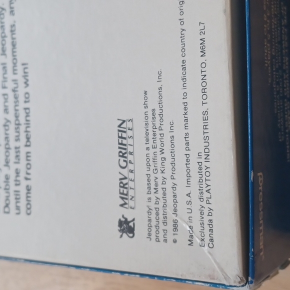 Vintage 1986 jeopardy board game - Picture 3 of 10